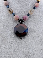 картинка Бусы Агат Раухтопаз 70 см от магазина Wolves