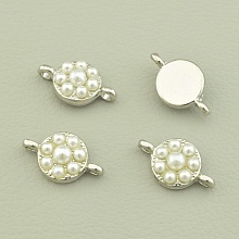 картинка Коннектор Майорка 14х8мм (родий) от магазина Wolves