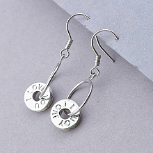 картинка Серьги 'XUPING' (родий) от магазина Wolves