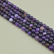 картинка Нитка Агат 37 см 8 5 мм (Без замка) от магазина Wolves