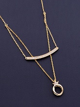 картинка Подвеска 'XUPING' (позолота 18к) от магазина Wolves