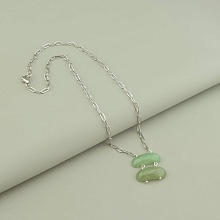 картинка Подвеска 'SUNSTONES' Нефрит 48 см от магазина Wolves