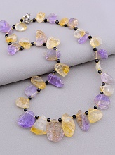 картинка Бусы Цитрин Аметрин 48 см от магазина Wolves