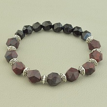 картинка Браслет 'SUNSTONES' Яшма Агат 18 см от магазина Wolves