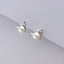 картинка Серьги 'XUPING' Майорка  (родий) от магазина Wolves