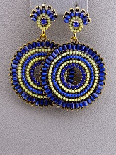 картинка Серьги Бисер 55x35мм от магазина Wolves