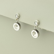 картинка Серьги 'XUPING' Фианит (родий) от магазина Wolves