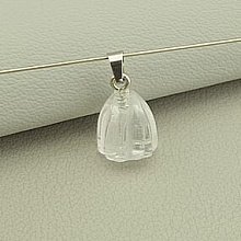 картинка Кулон Горный хрусталь 15x12мм от магазина Wolves