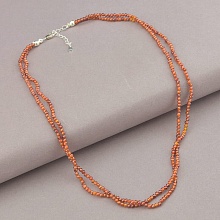 картинка Подвеска 'SUNSTONES' Циркон Серебро(925) 40 см от магазина Wolves