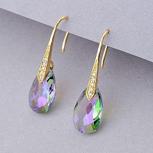 картинка Серьги 'XUPING' Swarovski (позолота 18к) от магазина Wolves