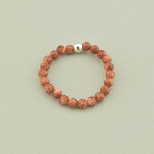 картинка Кольцо 'SUNSTONES' Золотой Песок от магазина Wolves