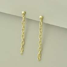 картинка Серьги 'XUPING' (позолота 18к (лимонная)) от магазина Wolves