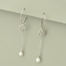 картинка Серьги 'XUPING' Майорка (родий) от магазина Wolves