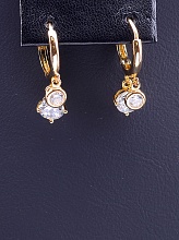 картинка Серьги 'XUPING' Фианит (позолота 18к) от магазина Wolves