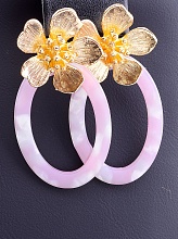 картинка Серьги Пластик 'FJ' от магазина Wolves