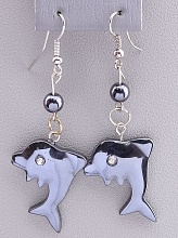 картинка Серьги Гематит от магазина Wolves