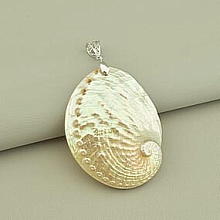 картинка Кулон Перламутр 65x50мм от магазина Wolves