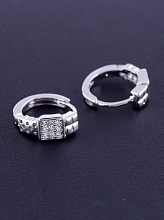 картинка Серьги 'XUPING' Фианит (родий) от магазина Wolves