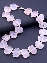 картинка Бусы Розовый кварц 43 см от магазина Wolves