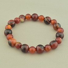 картинка Браслет 'SUNSTONES' Агат Сердолик 18 см от магазина Wolves