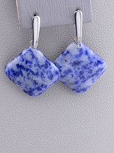 картинка Серьги 'Stainless Steel' Содалит от магазина Wolves