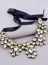 картинка Подвеска 'FJ' Фианит Ткань 60 см от магазина Wolves