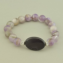 картинка Браслет 'SUNSTONES' Аметист Агат 18 см от магазина Wolves