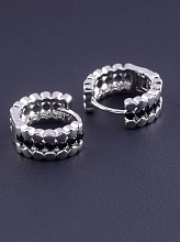 картинка Серьги 'XUPING' Фианит (родий) от магазина Wolves