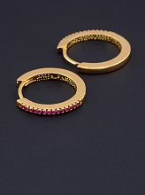 картинка Серьги 'XUPING' Фианит (позолота 18к) от магазина Wolves