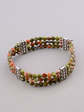 картинка Браслет 'SUNSTONES' Эпидот 18 см от магазина Wolves