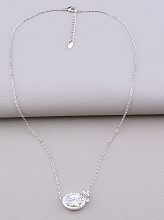 картинка Подвеска 'XUPING' Фианит 42 см (родий) от магазина Wolves