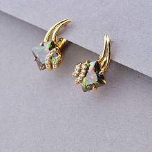 картинка Серьги 'XUPING' Фианит (позолота 18к) от магазина Wolves