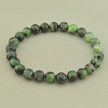 картинка Браслет 'SUNSTONES' Цоизит 19 см от магазина Wolves