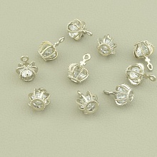 картинка Кулон Фианит 12х8 5мм (родий) от магазина Wolves