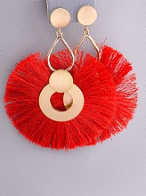 картинка Серьги Нитки 'FJ' от магазина Wolves