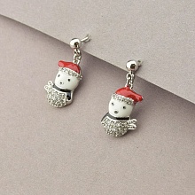 картинка Серьги Фианит 'XUPING' (родий) от магазина Wolves