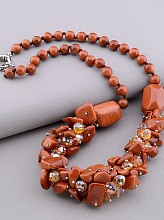 картинка Бусы Золотой Песок 52 см от магазина Wolves