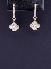 картинка Серьги Сrystal (позолота 18к) от магазина Wolves