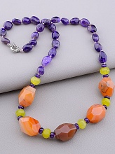 картинка Бусы Аметист Агат 50 см от магазина Wolves