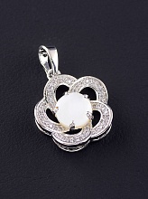 картинка Кулон 'XUPING' Перламутр (родий) от магазина Wolves