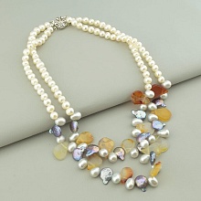 картинка Бусы Жемчуг Сердолик 48 см от магазина Wolves