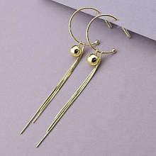 картинка Серьги 'XUPING' (позолота 18к (лимонная)) от магазина Wolves