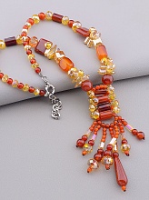 картинка Бусы Сердолик 49 см от магазина Wolves