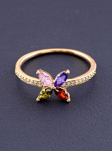 картинка Кольцо 'XUPING' Фианит  (позолота 18к) от магазина Wolves