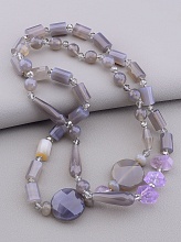 картинка Бусы Агат Аметист 90 см от магазина Wolves