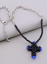 картинка Подвеска 'SUNSTONES' Агат Чешский хрусталь 48 см от магазина Wolves