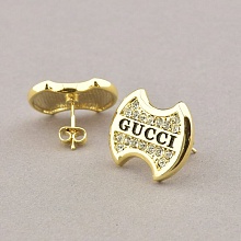 картинка Серьги Фианит  (позолота 14k (лимонная)) от магазина Wolves