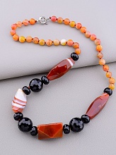 картинка Бусы Агат Сердолик 60 см от магазина Wolves