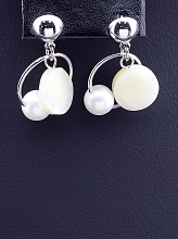 картинка Серьги 'XUPING' Майорка  (родий) от магазина Wolves