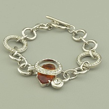 картинка Браслет 'Abella' Фианит 19 см от магазина Wolves